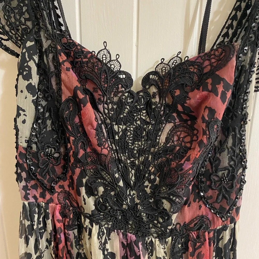 Free People Wild Hearts Maxi dress absolutely stunning dress! Size 6 - Picture 2 of 16